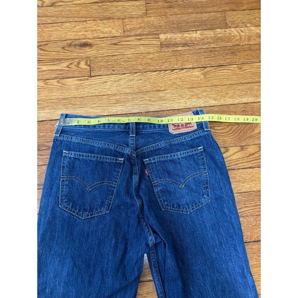 Levi's Women's Straight Leg Jeans - Dark Blue - Picture 8 of 9